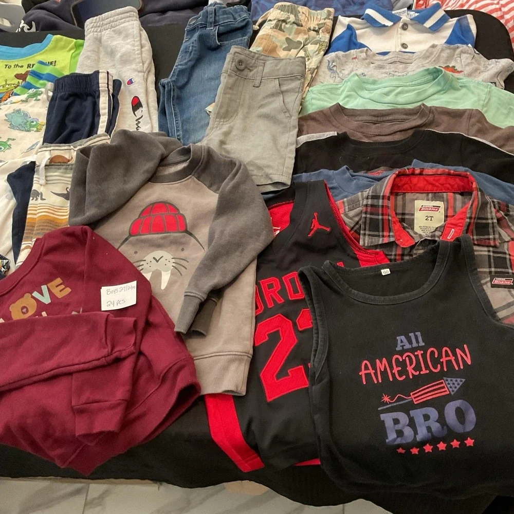 Mixed Brands Outfit Lot Boys 2T Multicolor Toy Story Minions Harry Potter 24pc